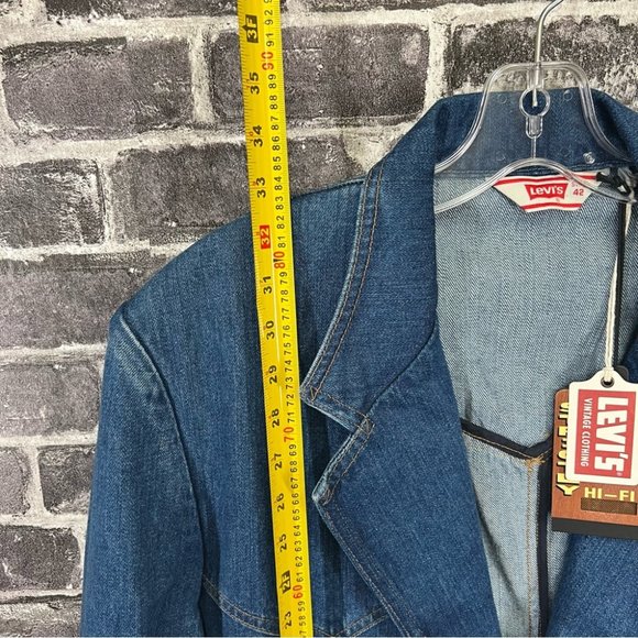 Levi's Vintage 1970s style Clothing DENIM BLAZER - size L - Picture 11 of 14